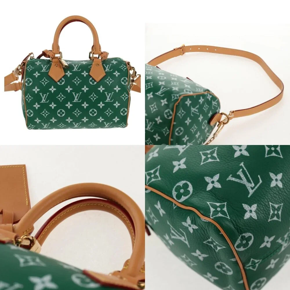 LOUIS VUITTON Monogram Speedy P9 Bandouliere 25 Bag Green M24423 LV Auth 139... - Picture 13 of 15